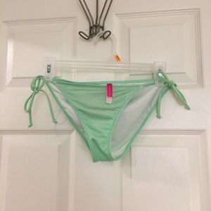 Victoria's Secret Green Bikini Bottoms, Small